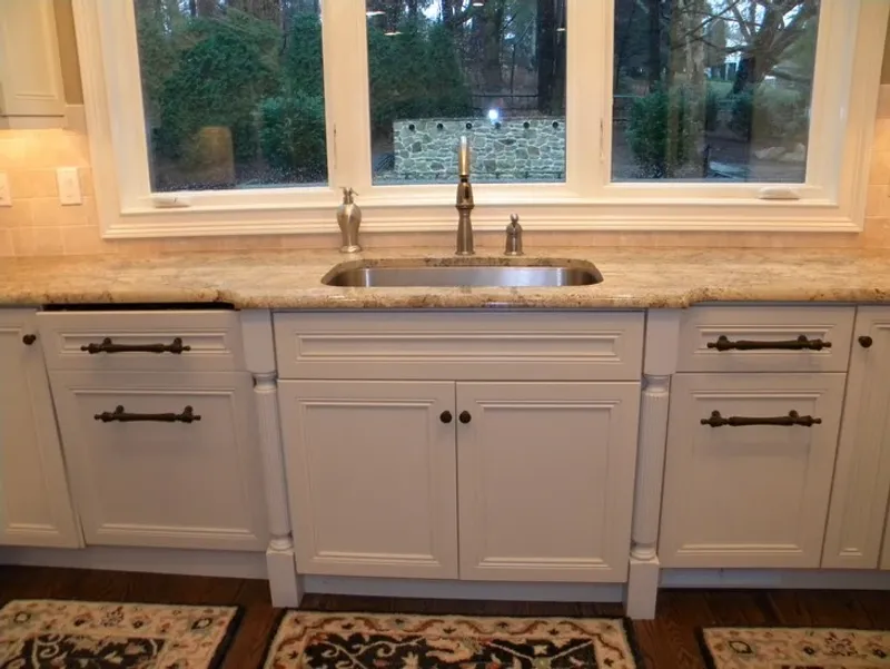 Kitchen renovation with granite countertops and new appliances